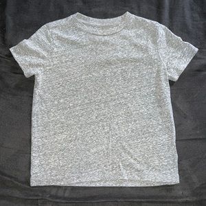 OLD NAVY KID BOY GRAY BASIC SOFTEST CREW NECK SHORT SLEEVE SHIRT